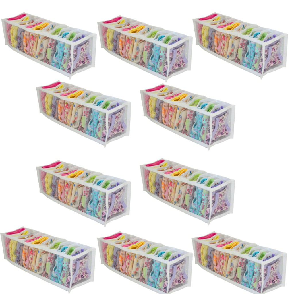 Kit 10 Colmeia Organizadora de gavetas Premium Vários Tamanhos P,M,G,GG - Organizalux