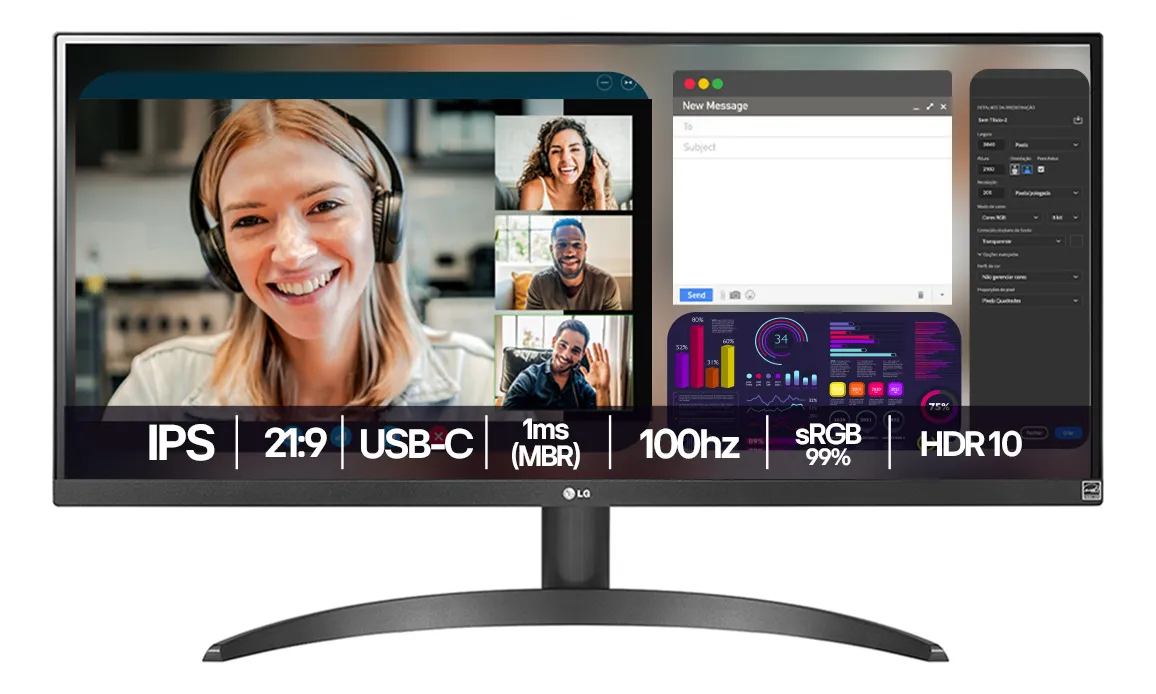 🖥️ Você não vai acreditar no espaço de tela do LG UltraWide 29WQ500 — 29” IPS 100Hz que turbo‑carrega sua produtividade!