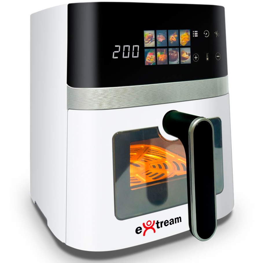 Air Fryer Fritadeira Elétrica Digital Extream 5,5L Branco
