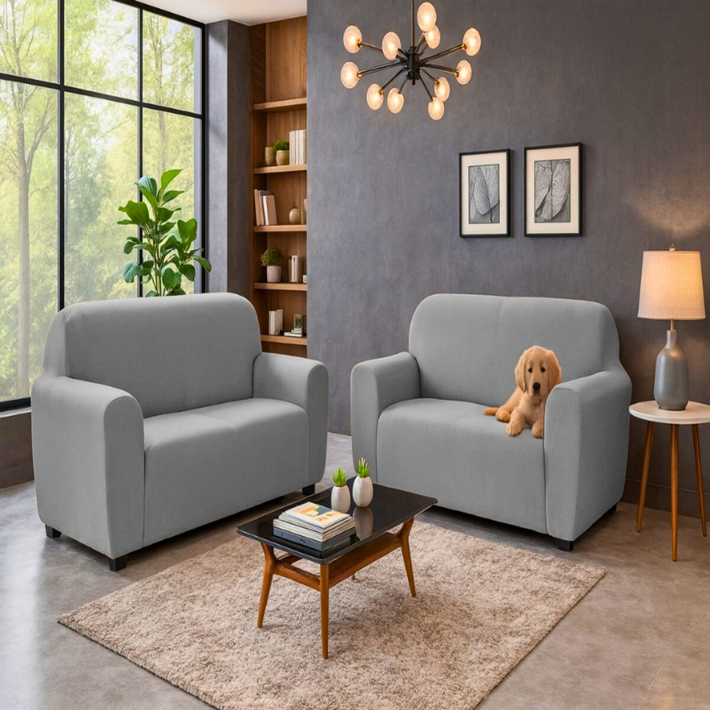 Kit Capa de Sofá King Coladinha 3 e 2 Lugares Protetora Ajustável