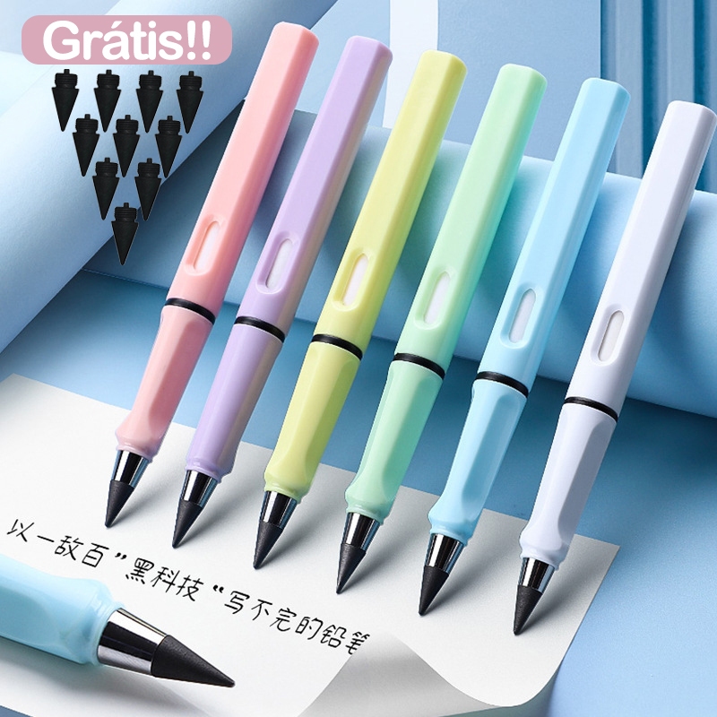 Core 6 Lapis Infinito Nova tecnologia ilimitada escrita lápis sem tinta novidade