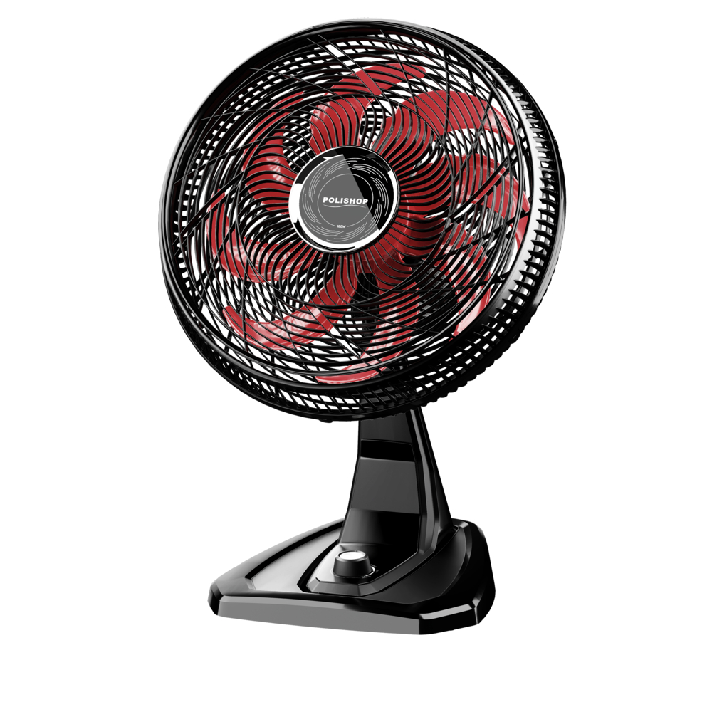 Ventilador de Mesa e Parede Silencioso Potente e Econômico 180W 8 Pás de 50cm POLISHOP