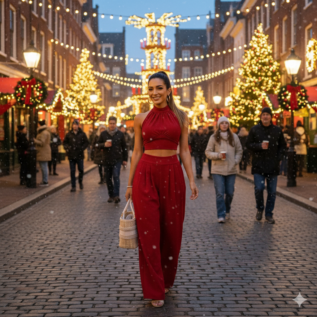 Conjunto Duna Calça Pantalona + Blusa Novidade Lançamento