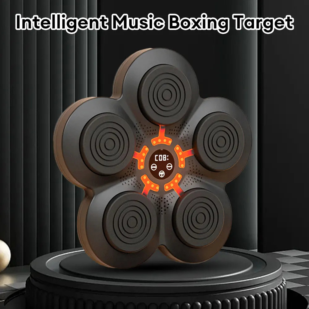 Maquina Boxe Musical Inteligente Treino Recaregavel Com Luva Boxing ALEX.STORE