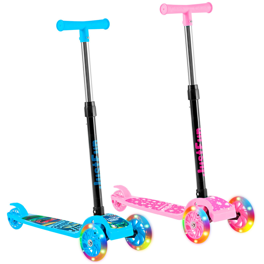 Patinete Infantil 3 Rodas De Led Dobrável Scooter Crianças