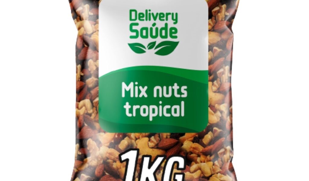 MIX PREMIUM NUTS 1KG Castanha de Caju/Castanha do Pará/Amêndoas/Nozes/Cranberry/Uva Passas/Amendoim