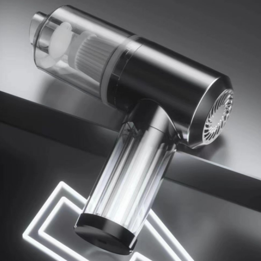 Mini Aspirador de Pó Portátil Automotivo Casa Sem Fio 3 em 1 Recarregável Potente 6000Pa