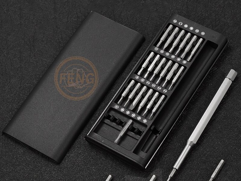 Kit Ferramenta Chave Magnética Precisão 24 Peças Pequenos Reparos Iphone Android Pc