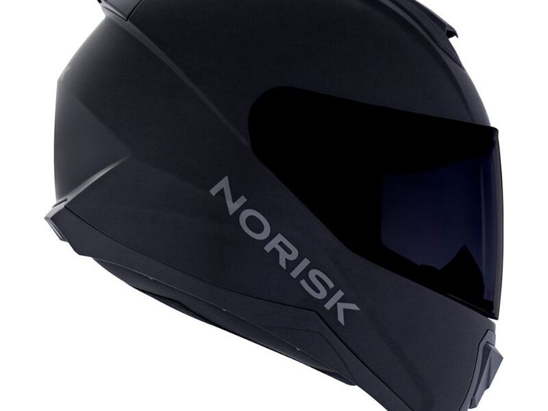 CAPACETE NORISK RAZOR MONOCOLOR PRETO FOSCO