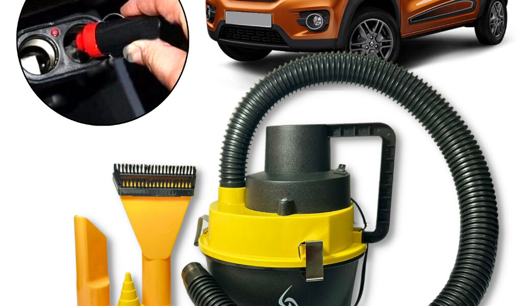 Aspirador De Pó E Liquido Automotivo Portátil Turbo Potente 90w 12v Resistente Com Função Sopro