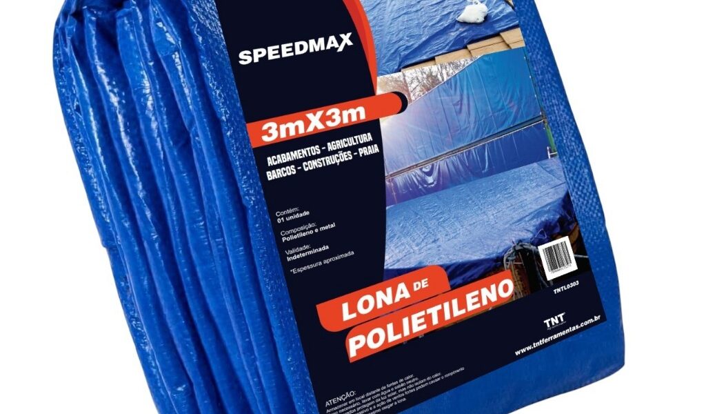 Lona 3x3 Azul Impermeavel Piscina Barraca Camping Telhado