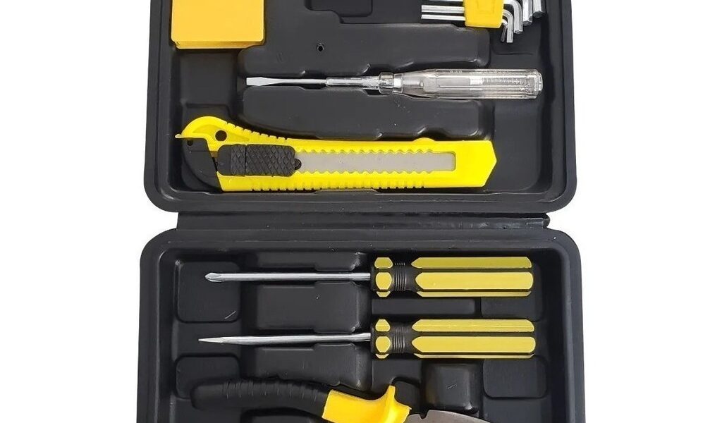 Kit Jogo De Ferramentas Com Maleta 12 Peças Titanium
