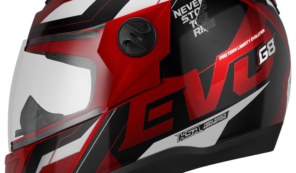 Capacete Pro Tork Feminino Moto Fechado Evolution G8 Evo