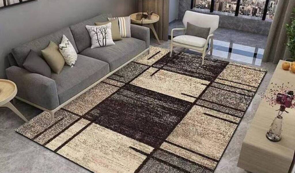 Tapete sala quarto estampado 3D veludo indiano 100X145cm