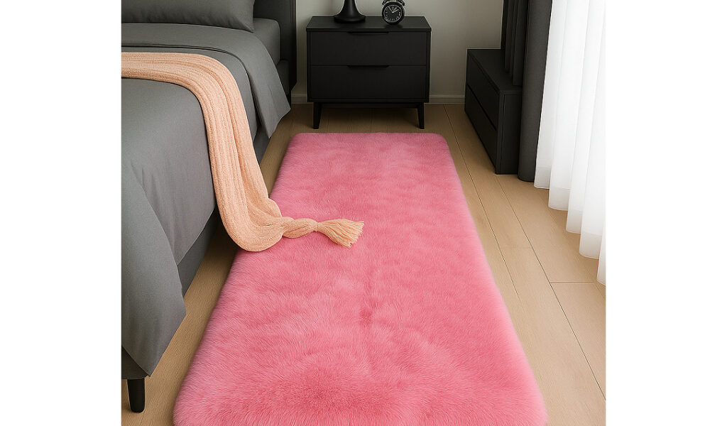 Tapete Passadeira Felpudo Peludo 2.00 X 0.60 m