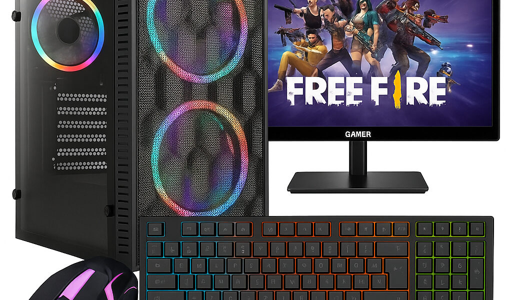 PC Gamer Completo, Intel Core i5, RX 560 4GB DDR5, 12GB de Ram, SSD 480GB, Monitor 19