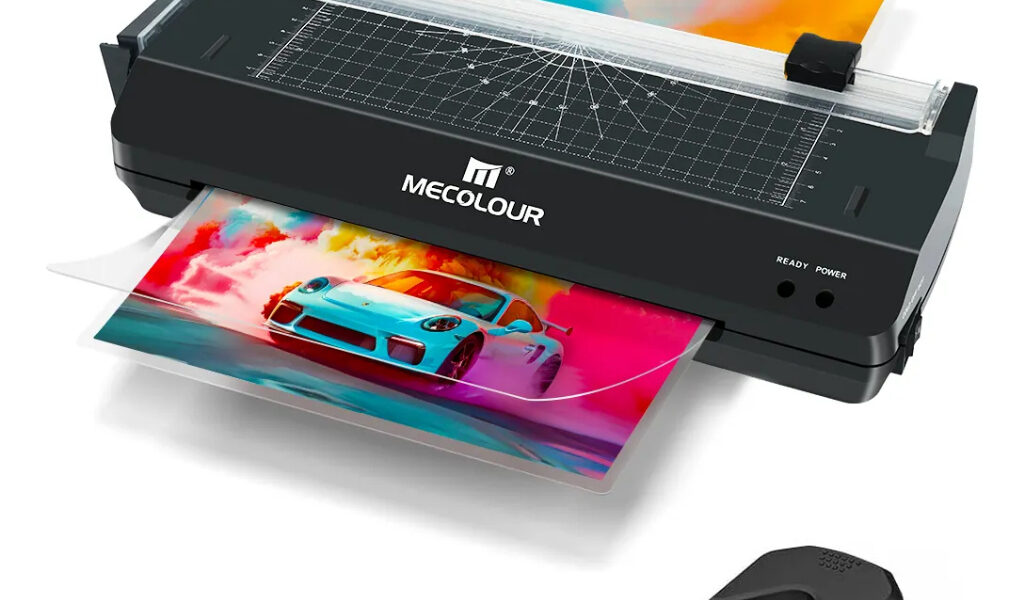 110/220V Plastificadora Nova Laminadora Refiladora A4 A5 A6 3x1 Quente Frio Mecolour