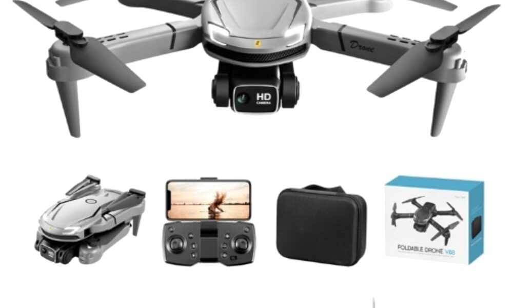 DLI V88 Drone Profissional Alta Definição Câmera Dupla Obstáculos Fotografia Fluxo Dobrável