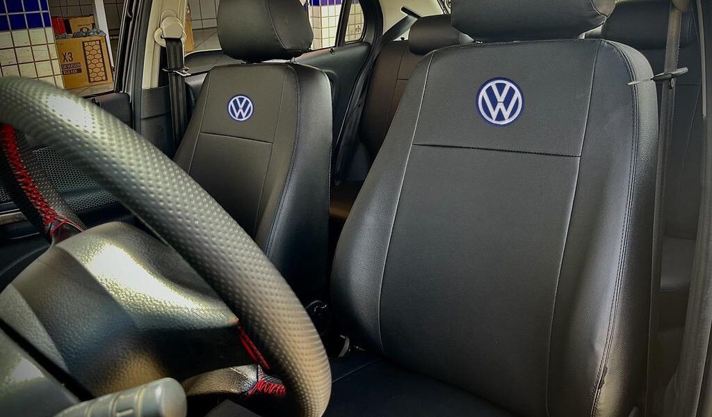 Capa Banco Automotivo Carro Em Couro Gol Fox Voyage SpacFox SpacCross