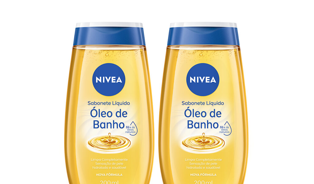 KIT NIVEA Sabonete Líquido Óleo de Banho 200ml - 2 unidades