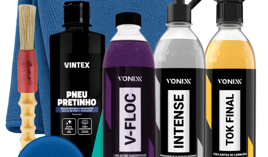 KIT SHAMPOO V-FLOC CERA TOK FINAL REVITALIZADOR INTENSE VONIXX PRETINHO VINTEX
