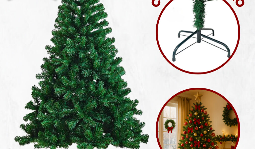 Árvore de Natal Pinheiro Tradicional 1,50m 1,80m 2,10m - 200 a 1150 Galhos - Decoração para Natal