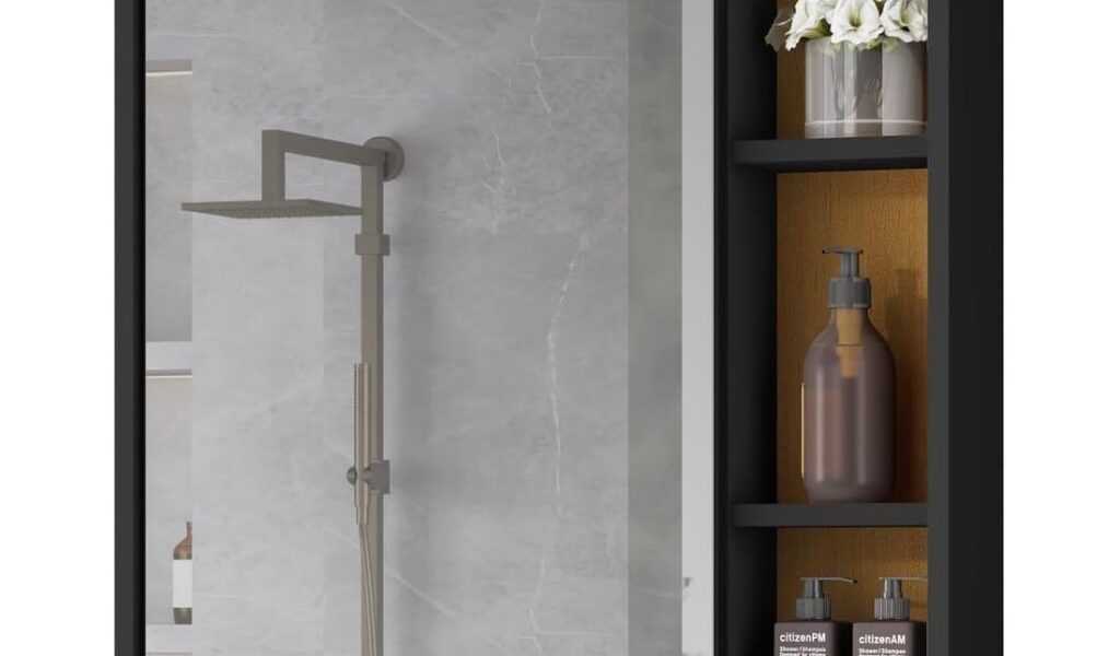 LIQUIDA!!! Armário Banheiro com Espelheira Porta Selene - Várias Cores