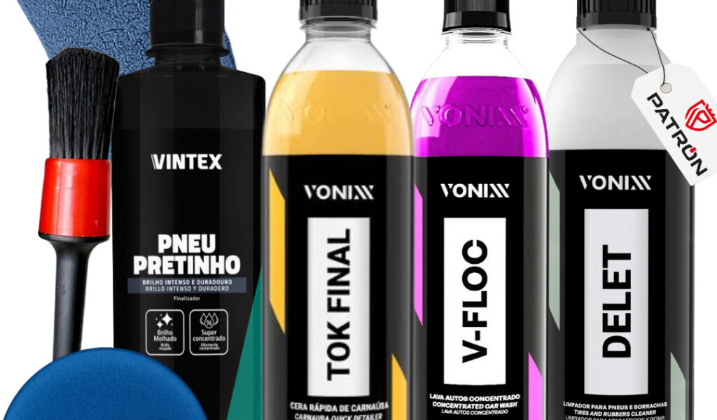 KIT SHAMPOO V-FLOC CERA TOK FINAL VEXUS VONIXX PRETINHO VINTEX Oferta de Natal