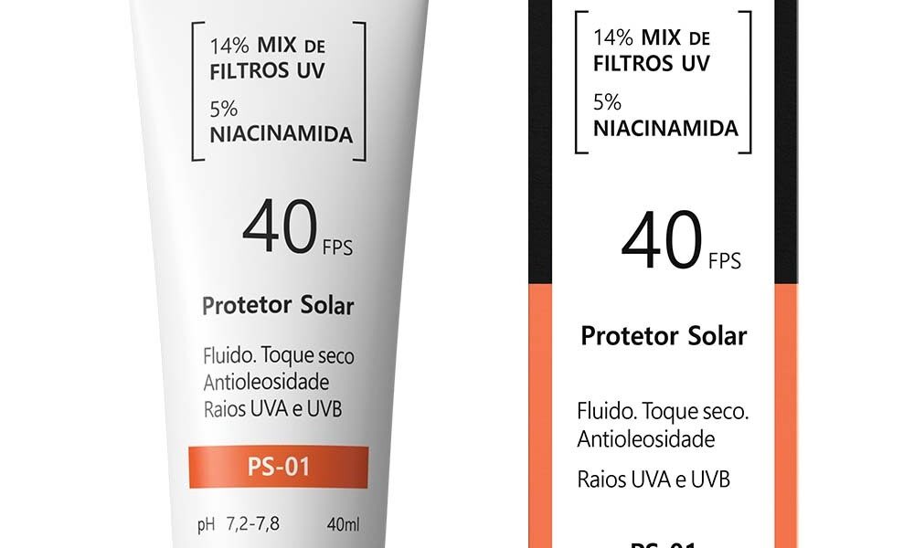 Protetor solar facial PS-01 FPS 40