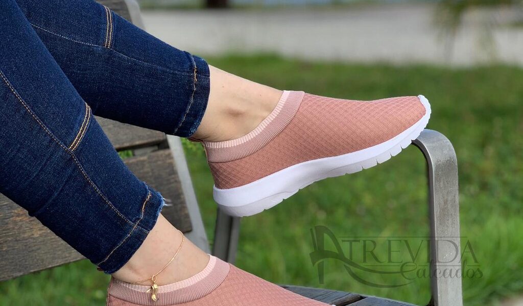 Tênis Meia Feminino Academia Caminhada Trabalho