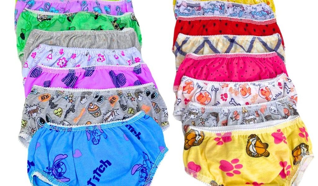 Kit 20 Calcinha Infantil Menina Feminina Estampada Muito Confortável - Valentina
