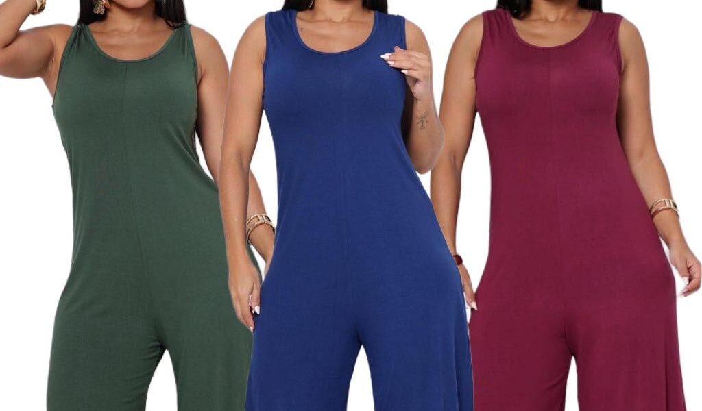 Macacão Feminino Pantacourt Listrado