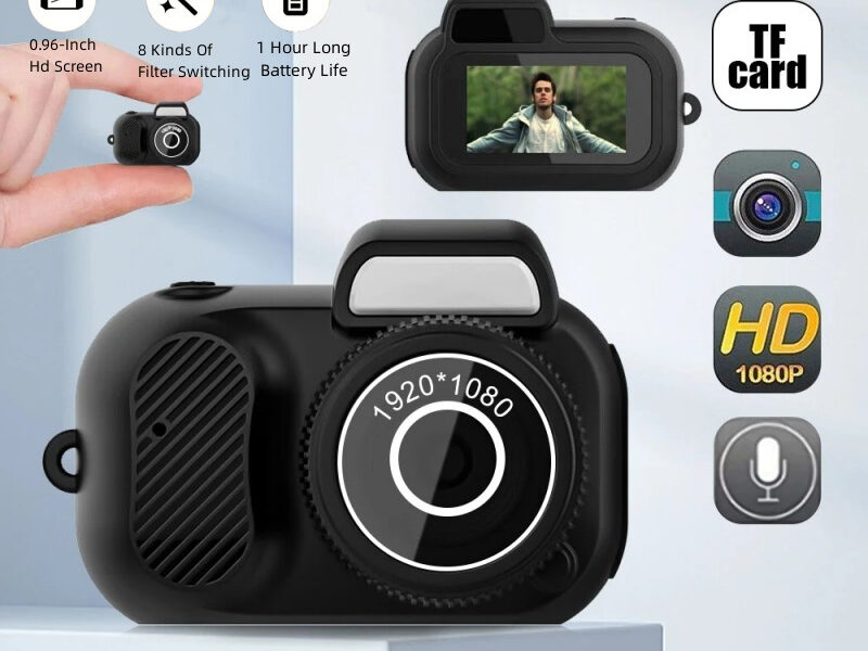 Mini Câmera HD 1080p Com Tela LCD Interior Casa Esporte Ao Ar Livre Portátil Vintage Pequena Filmadora Gravador De Vídeo