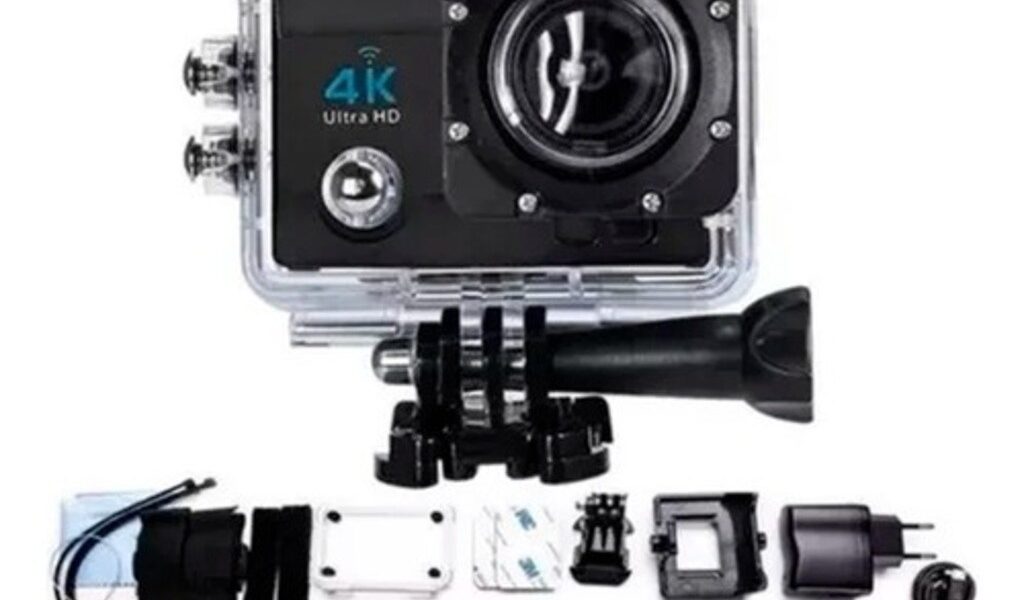Câmera WIFI esportiva Full HD 4K à prova d'água