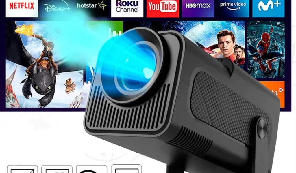 Atualizado Projetor Smart HY320 Android Full HD 1920x1080 Bluetooth Wi-fi