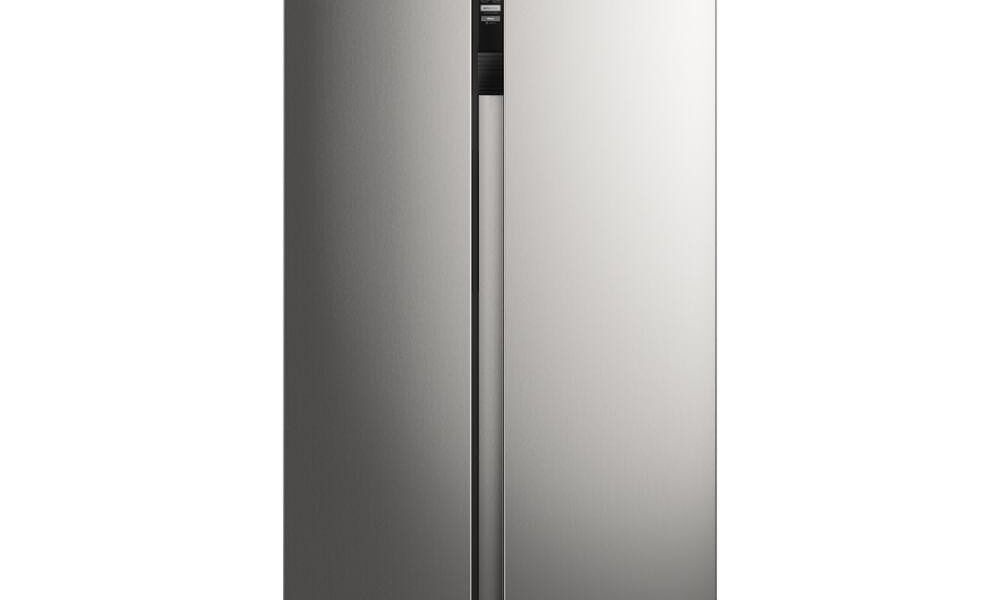 Geladeira Electrolux Frost Free Inverter 435L Efficient com AutoSense Side by Side cor Inox Look (IS4S)
