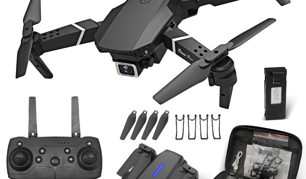 Mini drone com Wi-Fi e controle remoto de câmera, brinquedo 4K, grande angular, HD, quadricóptero dobrável
