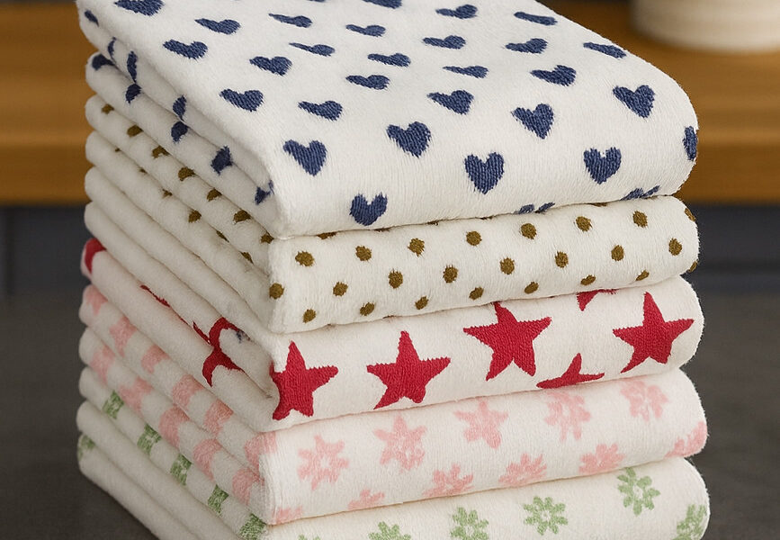 Kit 10 Panos de Copa de MICROFIBRA 35x55 toalha de copa Luxo