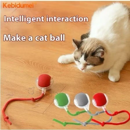 Oferta especial Bola De Brinquedo Elétrico, Interativa Para Gatos Com Sensor de Movimento Treinamento de gatos auto-move