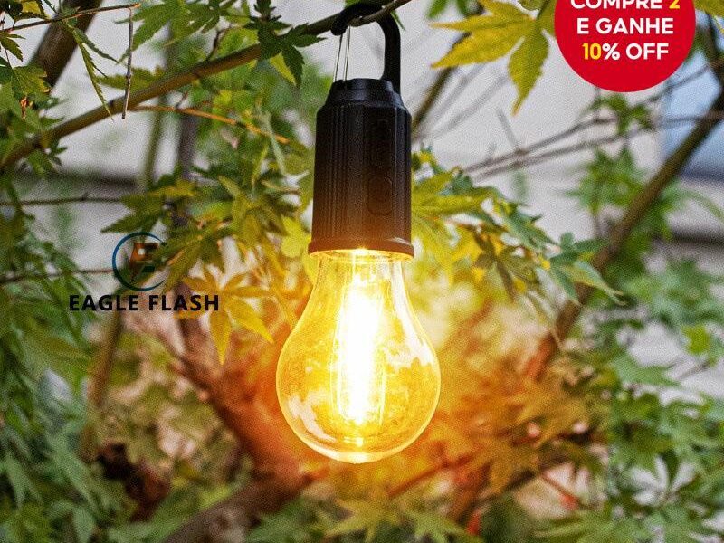 Lanterna Solar De Acampamento-Luz Retrô De Atmosfera De Bolha Com Filamento De Tungstênio , Multifuncional Ao Ar Livre P