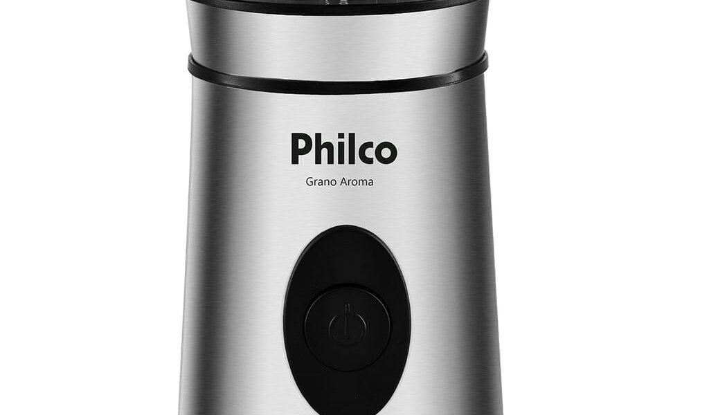 Moedor de Café Philco 50g de grãos 200W Inox Grano Aroma