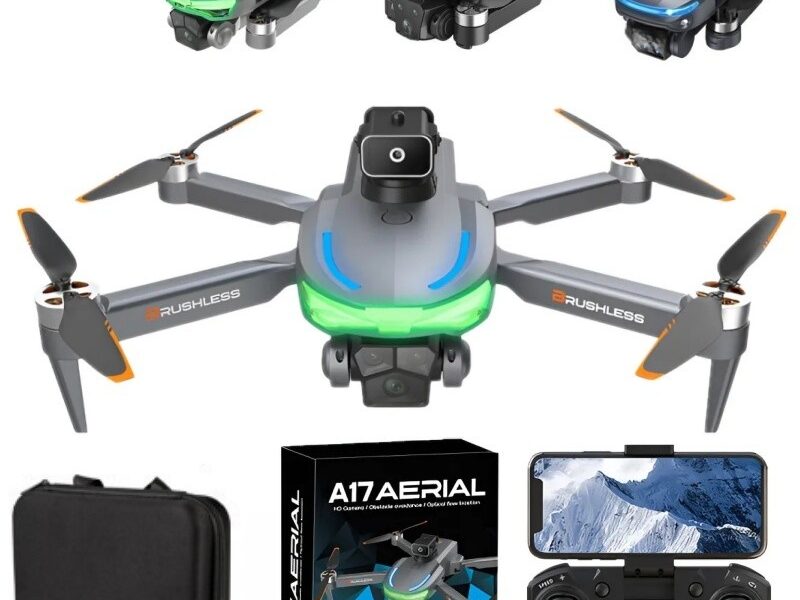 Drone A17 Sem Escovas Quadricóptero Para Fotografia Aérea De Alta Definição Com Sistema De Desvio De Obstáculos.