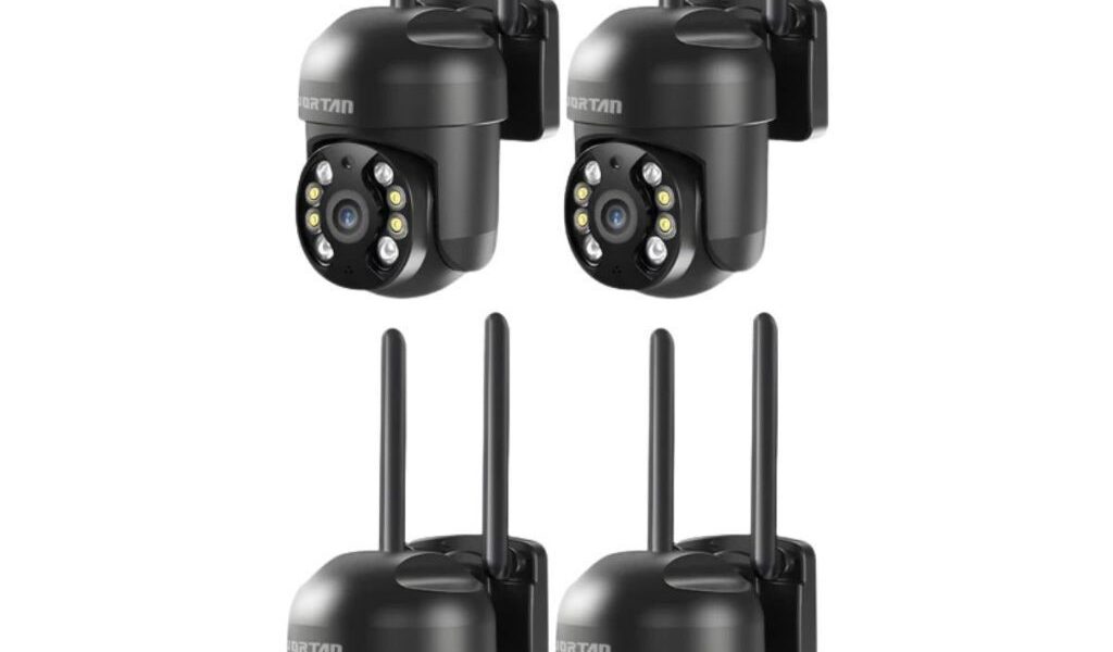 Kit 4 Câmera de Segurança Infravermelho À Prova D'água Yousee Preto