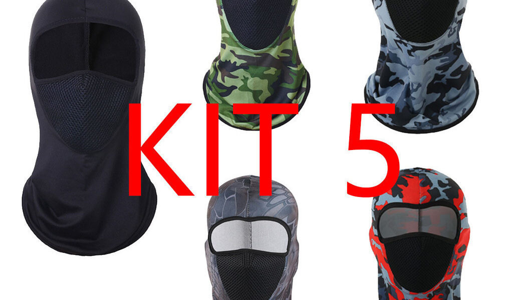 Balaclava Proteção Uv Máscara De Ciclismo De Pesca Capacete Facial Esportes Ao Ar Livre