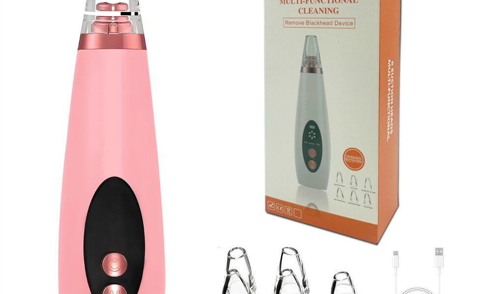 Limpador Elétrico Removedor De Cravos E Poros Elétrico Recarregável Usb Com 6 Pontas De Limpeza