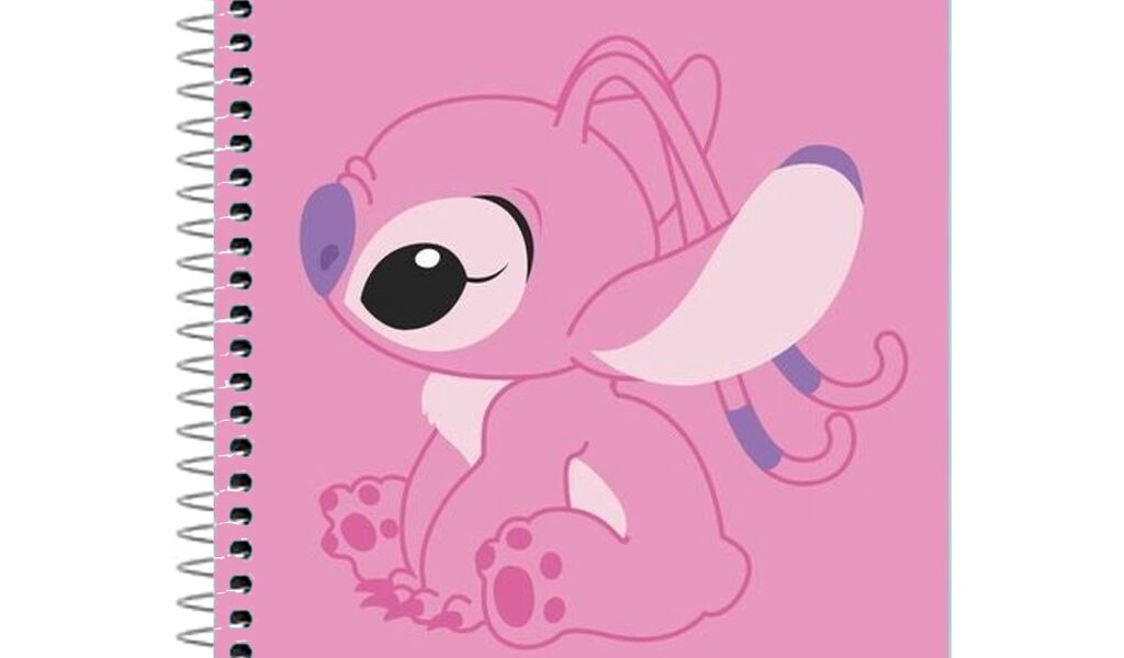 Caderno Lilo Stich 1 Matéria 80Fls Capa Dura