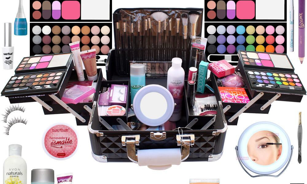 Kit de Maquiagem Completo (Monte seu Kit) 15 ITENS