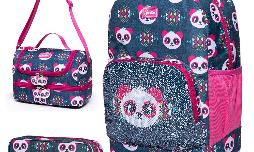 Kit Escolar Spector Mochila De Rodinhas Dinossauro Autêntica Resistente