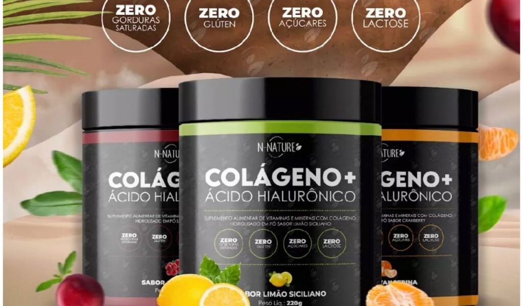 Kit 3 Pote Colageno + Ácido Hialuronico 216g Mega Oferta + Frete Gratis