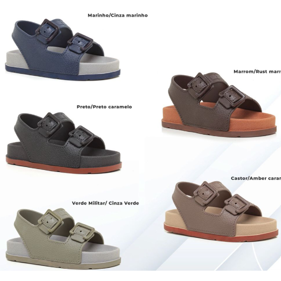 SANDALIA INFANTIL PLATAFORMA BABY MASCULINO LANÇAMENTO